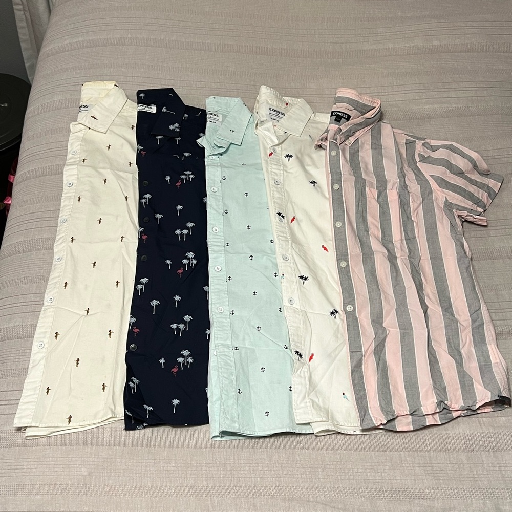 Men's Assorted Color Short Sleeve Shirts